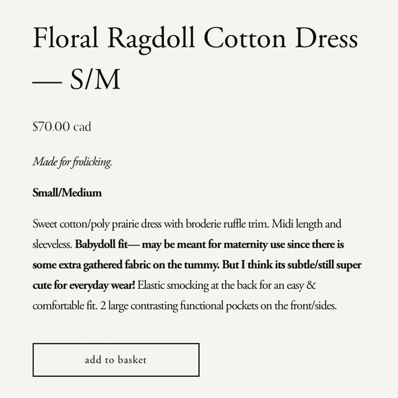 Floral ragdoll cotton dress - Picture 9 of 9